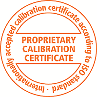 Mitutoyo Propriety Calibration Certificate Logo