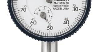 Mitutoyo Plunger Dial Indicator, Flat Back, IP63