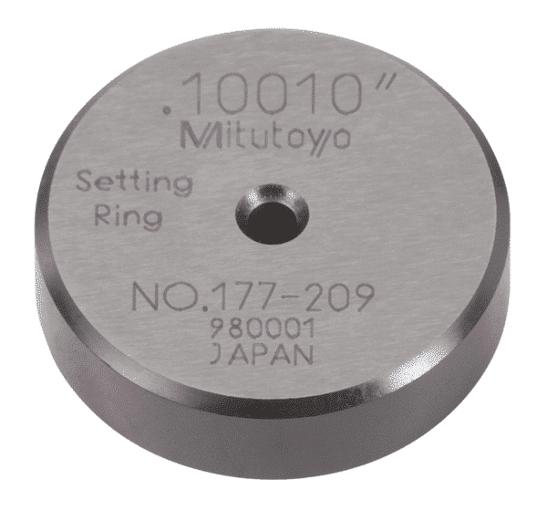 Mitutoyo Setting Ring 0.10010 Inches