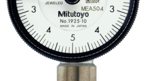 Mitutoyo Plunger Dial Gauge with Flat Back & Jeweled Bearing (Inch)