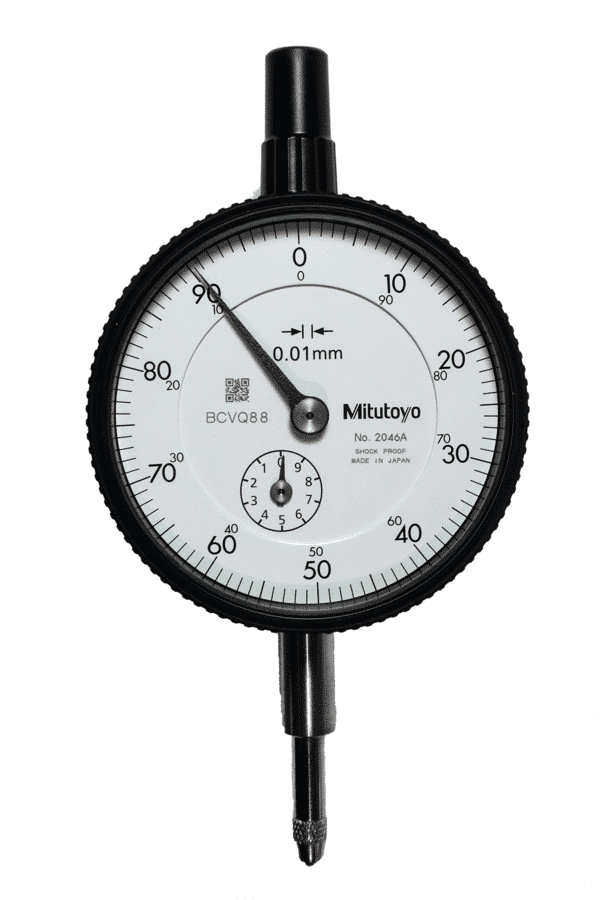 Dial Gauge with Flat Back & Shockproof 2046a