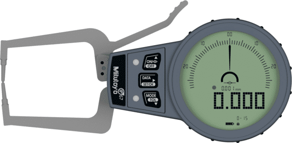 Mitutoyo External Digital Caliper Gauge 0-15mm (Inch/Metric)