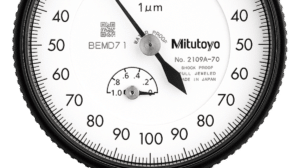 Mitutoyo Plunger Dial Gauge with Back Lug and Jeweled Bearing