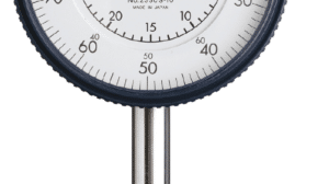 Mitutoyo Plunger Dial Indicator, Lug Back, Coaxial Revolution Counter