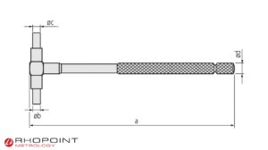 Diagram for Mitutoyo Metric Telescopic Gauge